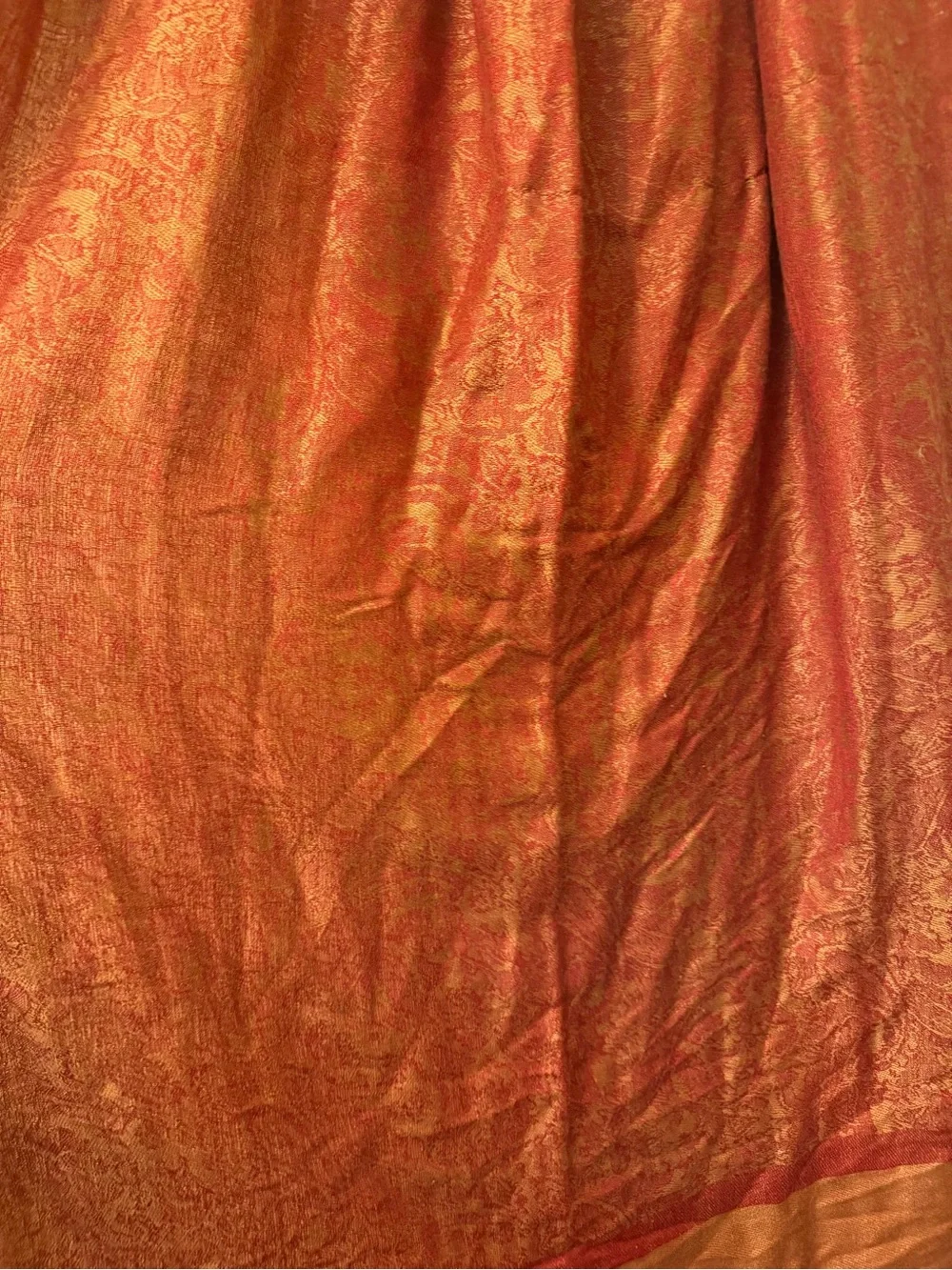 pashmina Red Paisley Jacquard scarf